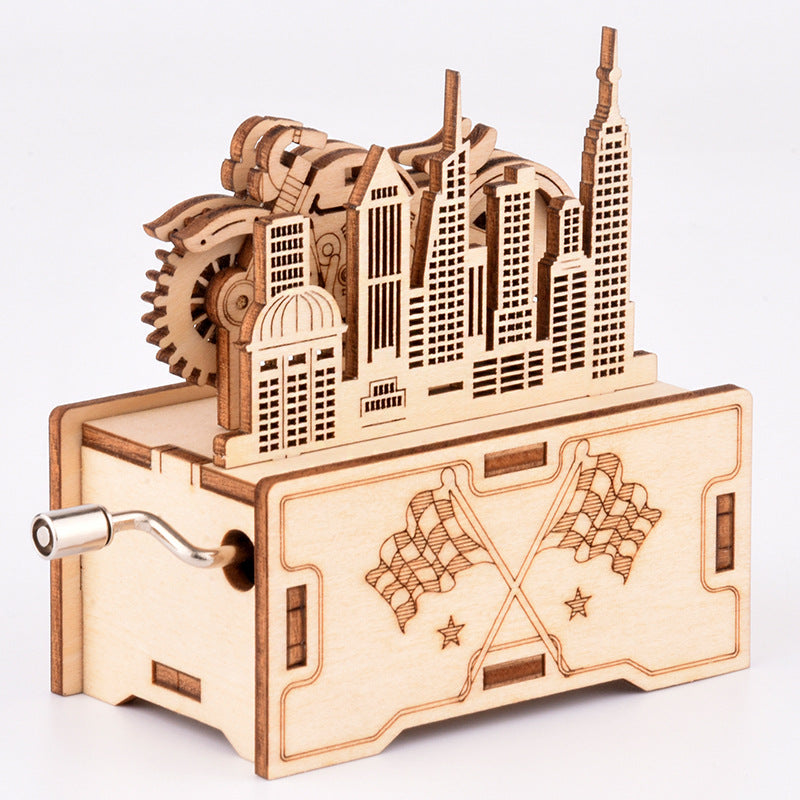 🎶: 3D Wooden Jigsaw Puzzle Music Box | 4 Quirky Designs