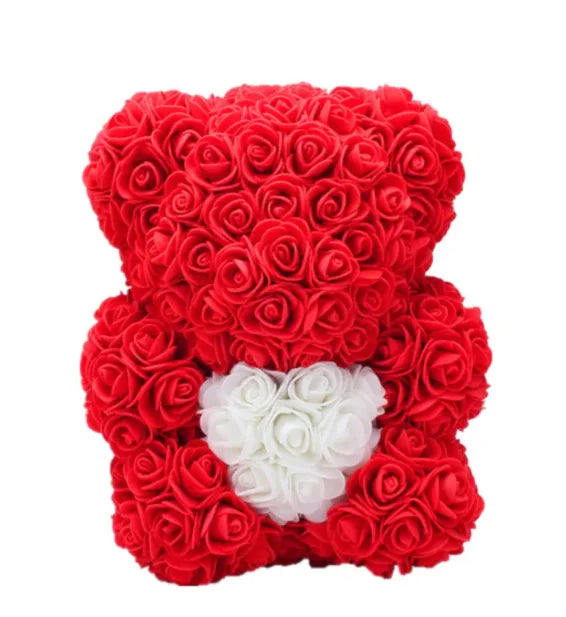 Rose Bear Teddy - Valentine's Day PE Foam Rose Bear