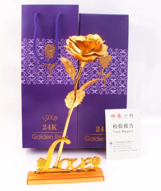 24K Gold Rose – Elegant Gift for Special Occasions