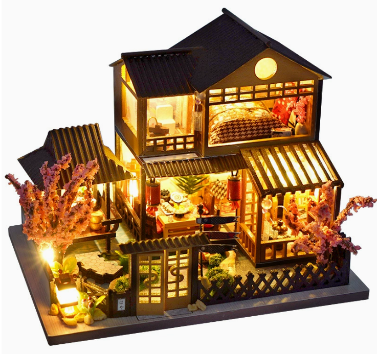 🏠: DIY 3D Wooden Puzzle House Model | 2 Style Variants