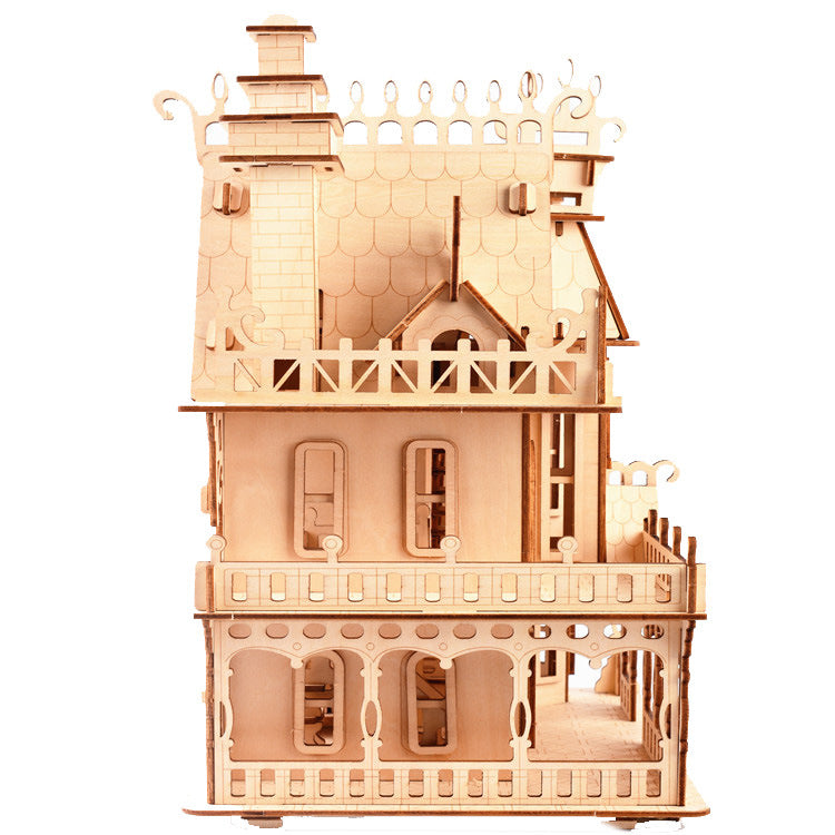 🏡: Dream Villa 3D Wooden Puzzle | Architecture Model Kit