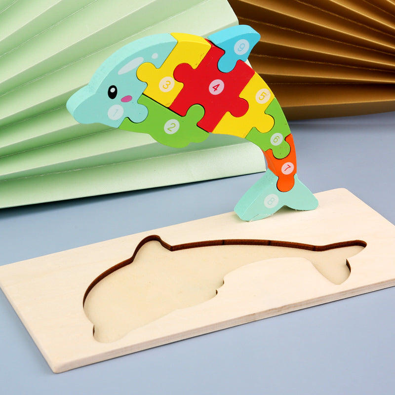🐘: 3D Animal Cartoon Puzzle Toy | Early Education Fun