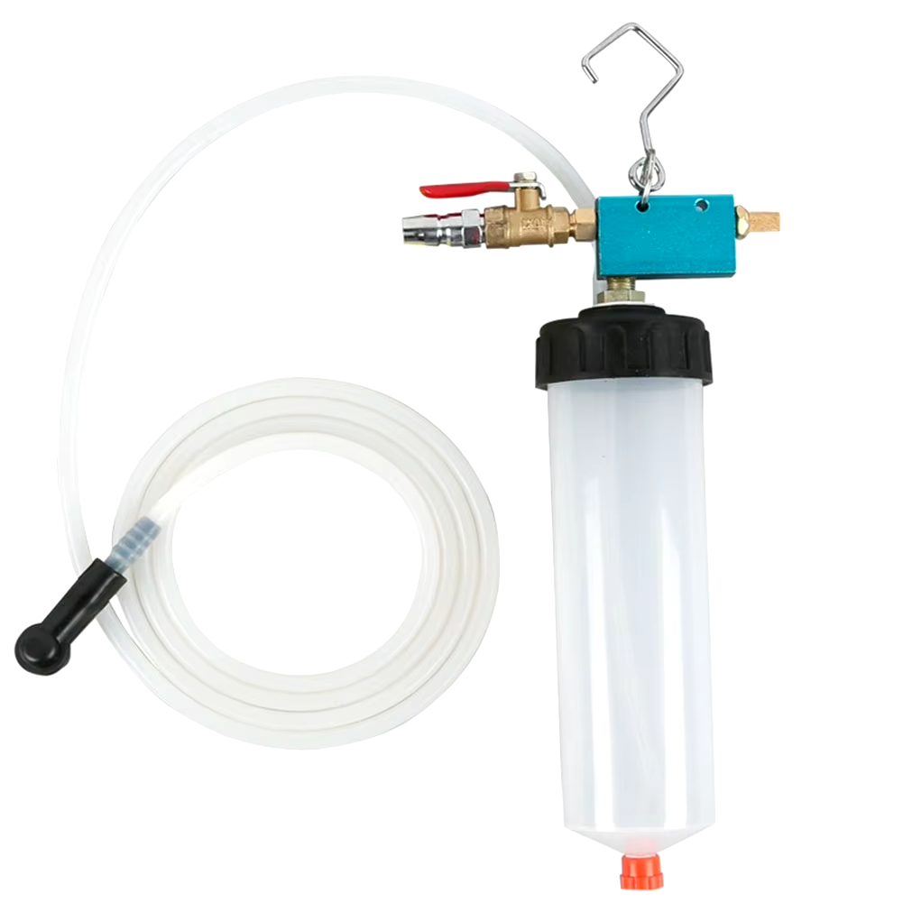 🔧: Vacuum Brake Bleeder & Fluid Extractor Kit — One-Person Pump Tool for Brake, Transmission, Power Steering & Coolant Fluid Changes