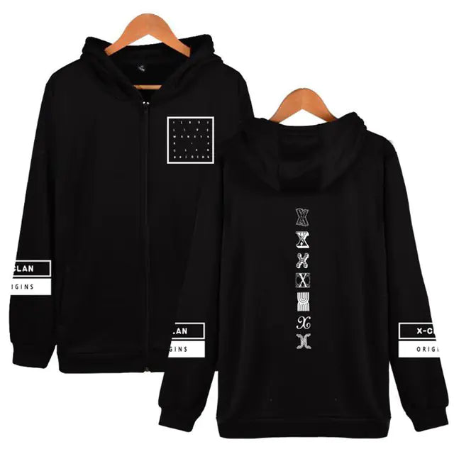 🧥: KPOP Monsta X Hoodie Jacket for Women (4XL)