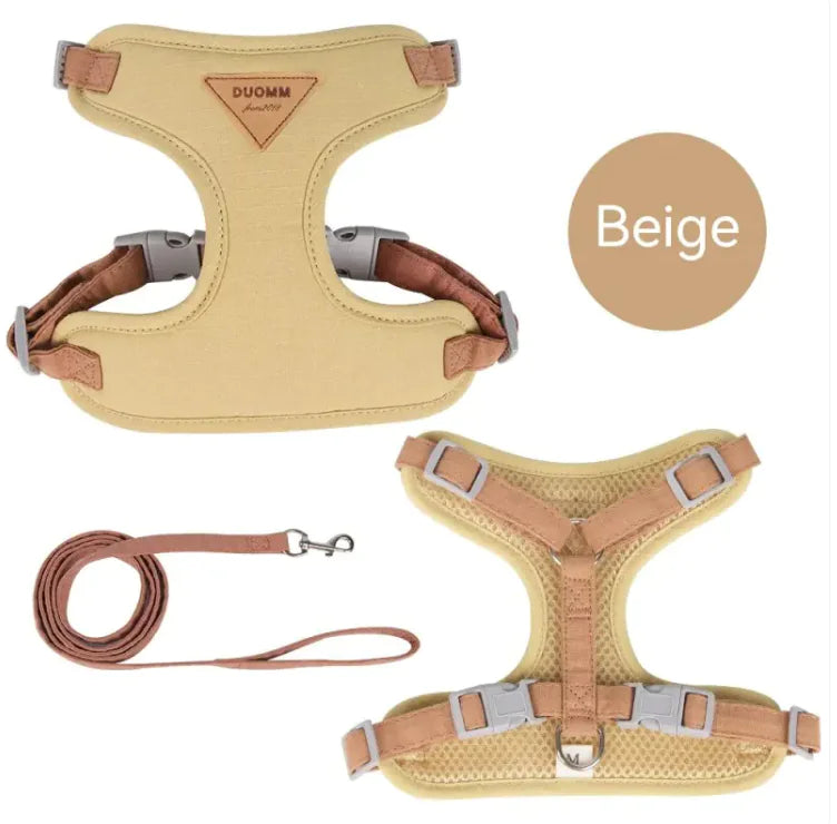 Small Dog Anti-Breaking Harness & Leash