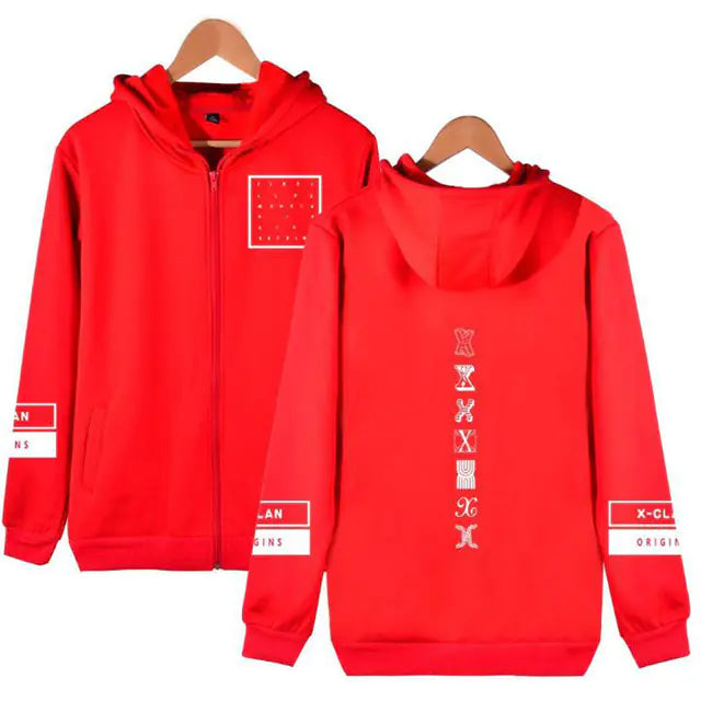 🧥: KPOP Monsta X Hoodie Jacket for Women (4XL)