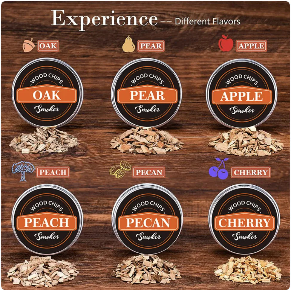 🍸 Premium Cocktail Smoker Kit - Professional Wood Chip Drink Smoker