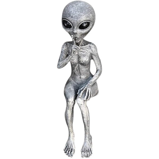 👽: Alien Statue Garden Figurine Set for Indoor/Outdoor Decor