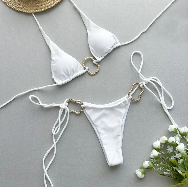 👙: Luxe Tie Bikini — Sexy Tie-Up Two-Piece Swimsuit