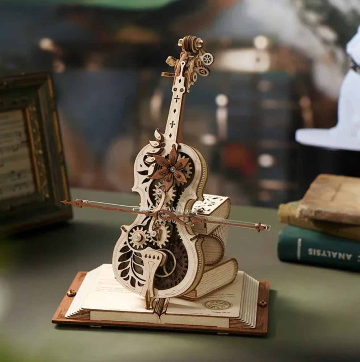 🎻: Magic Cello 3D Wooden Puzzle Music Box
