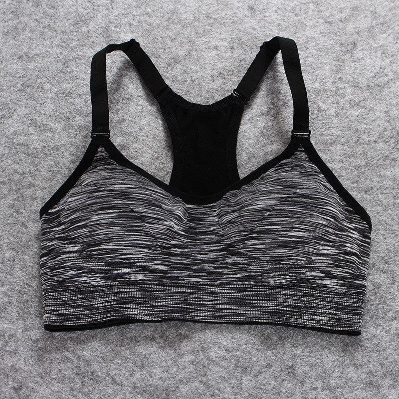 🧘: Shockproof Sports Bra for Yoga & Fitness — Double Strap | Sizes S-L | 5 Colors