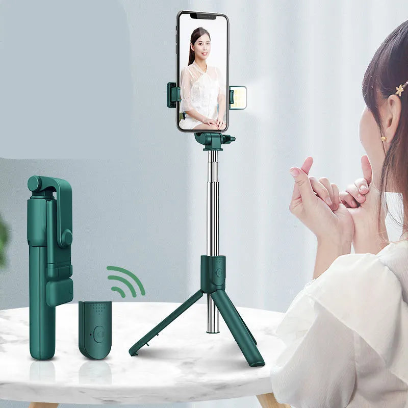 📱: Mobile Phone Selfie Stick with Built-In LED Light