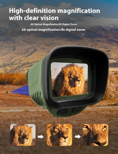 🔭: HD Digital Infrared Night Vision Monocular — 1080p | 100M IR Range | LCD Screen | Hiking, Wildlife & Stargazing