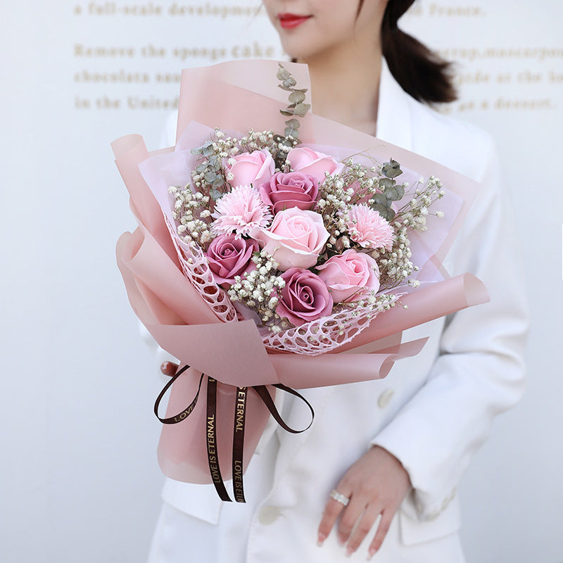 🌹: Eternal Rose Soap Flower Gift - Mother's Day & Birthday Present