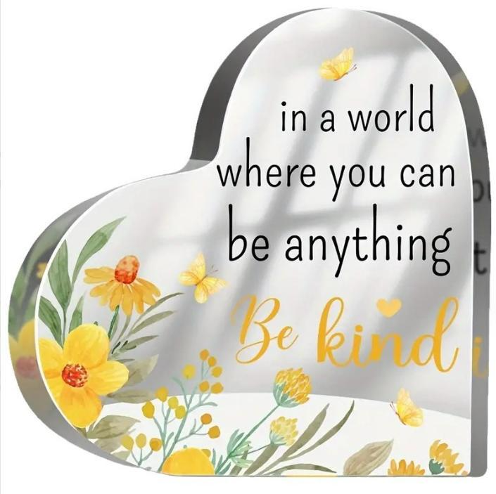 💝: Heart Acrylic Table Decor - Mother's & Father's Day Gift