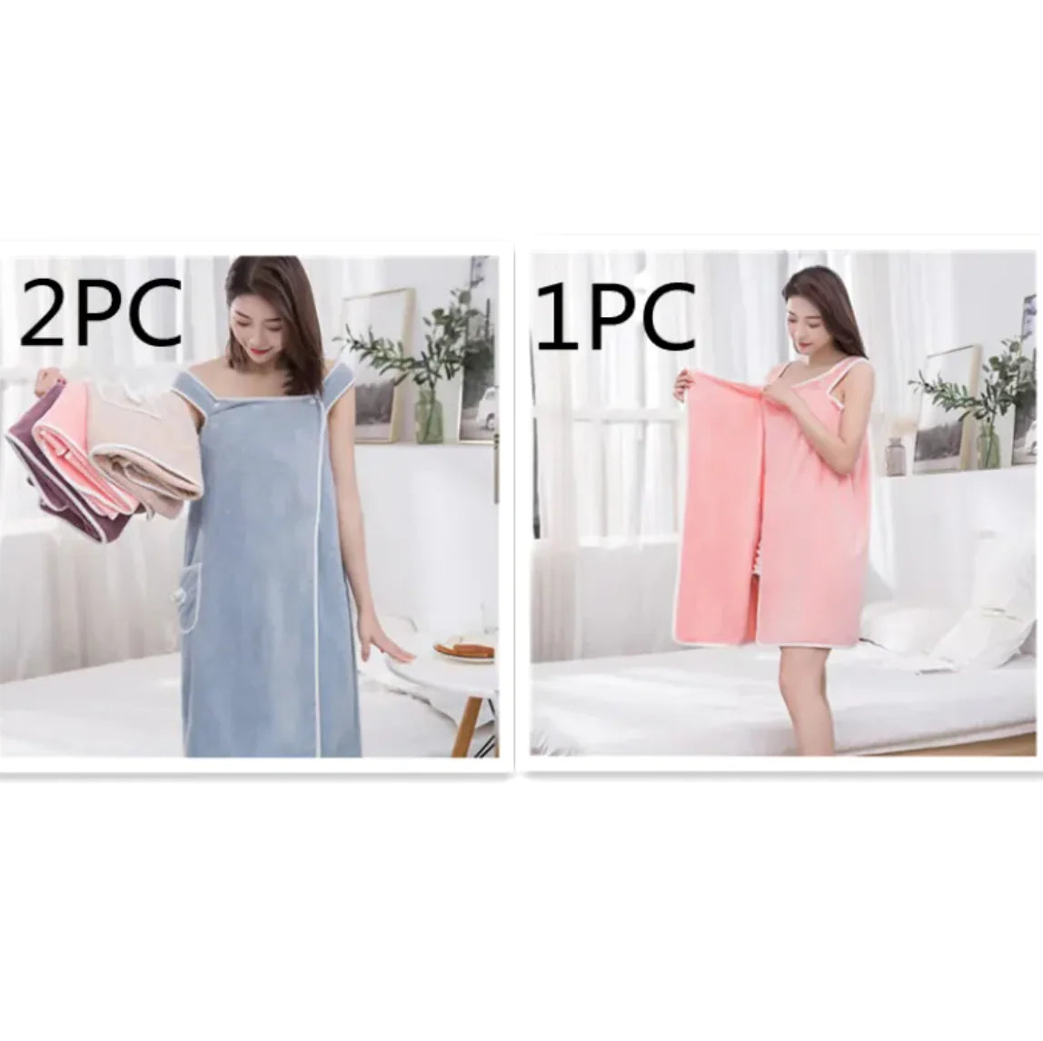 🛁: Coral Fleece Cotton Bath Skirt – Soft, Water-Absorbing, and Thickened