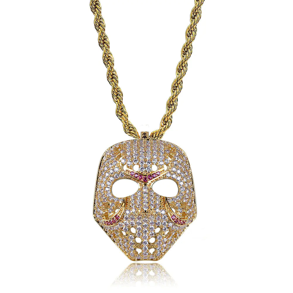 🎭: Mask Necklace, Hip-Hop Necklace, Masquerade Necklace