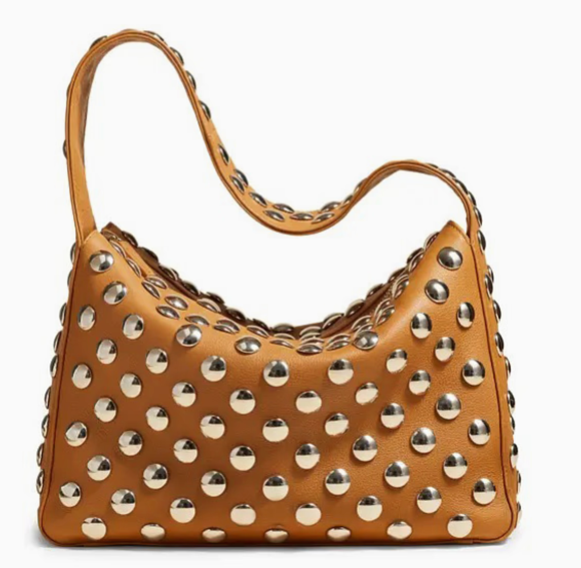 👜: Rivet Motorcycle Shoulder Bag