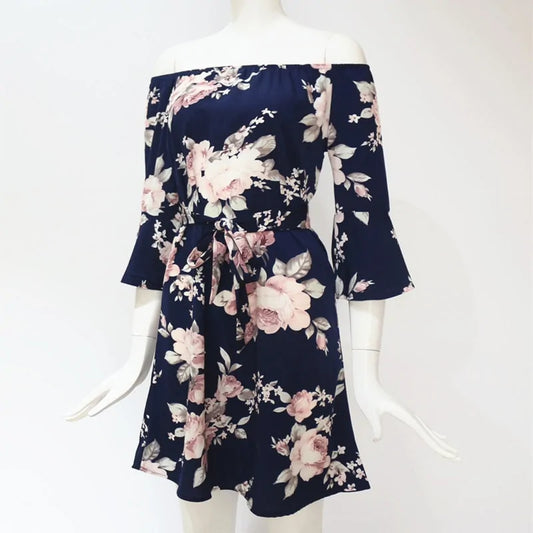 👗: Sexy Off-the-Shoulder Dress - Elegant Strapless Party Dress