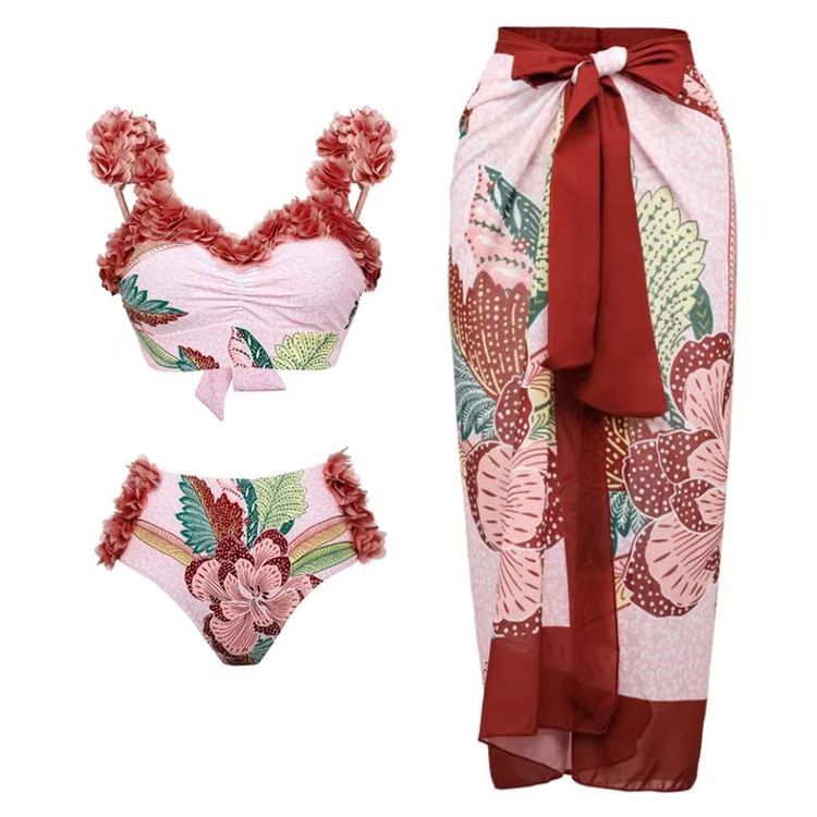 👙: Retro French One-Piece Swimsuit for Vacation
