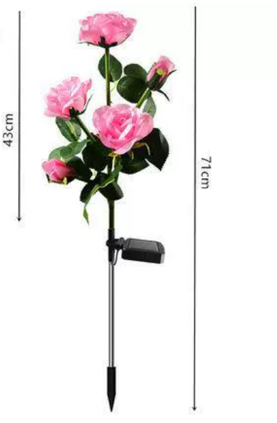 🌹: Color-Changing Solar Garden Roses