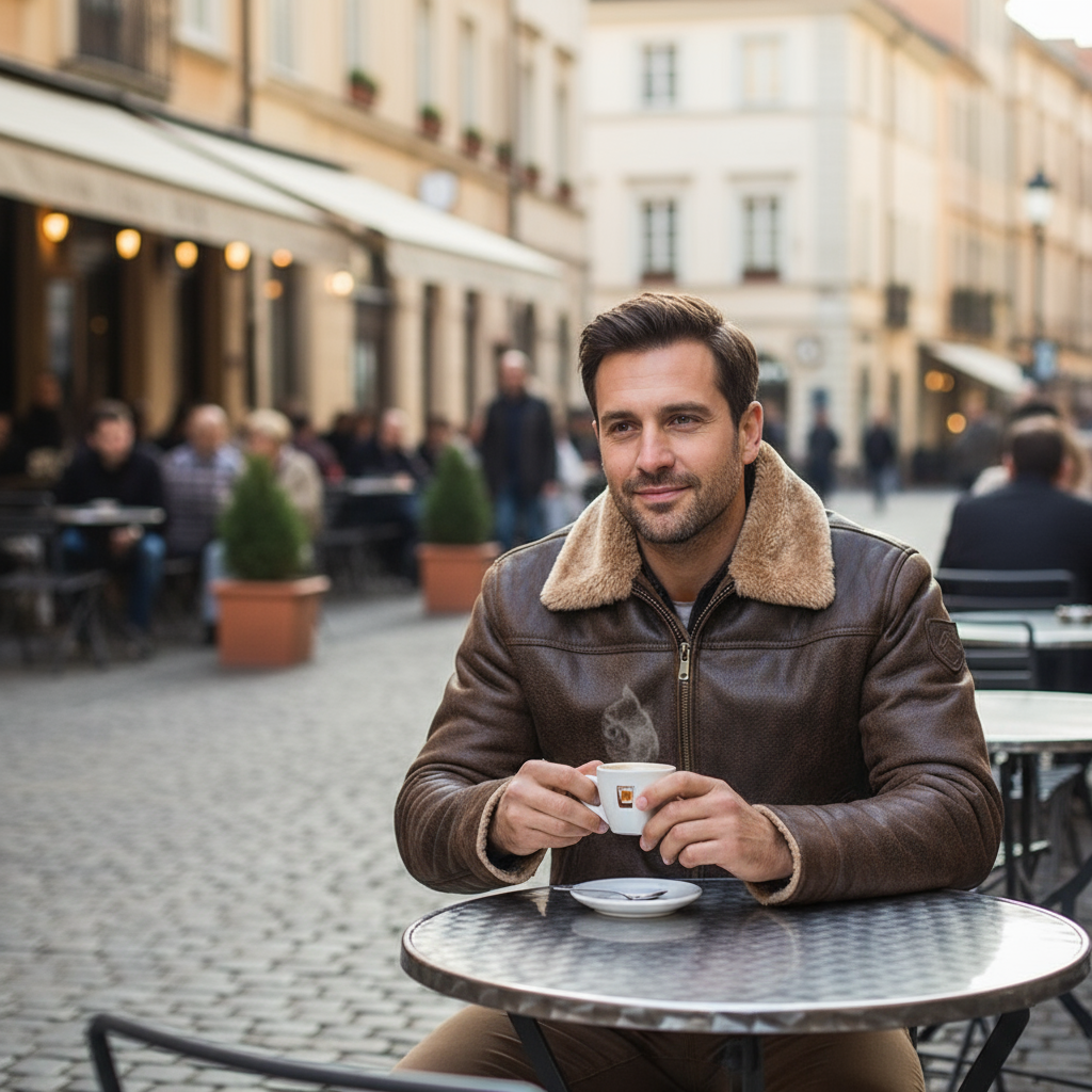🧥: Single-Breasted Lapel Coat with Faux Fur Trim - Luxury Winter Style