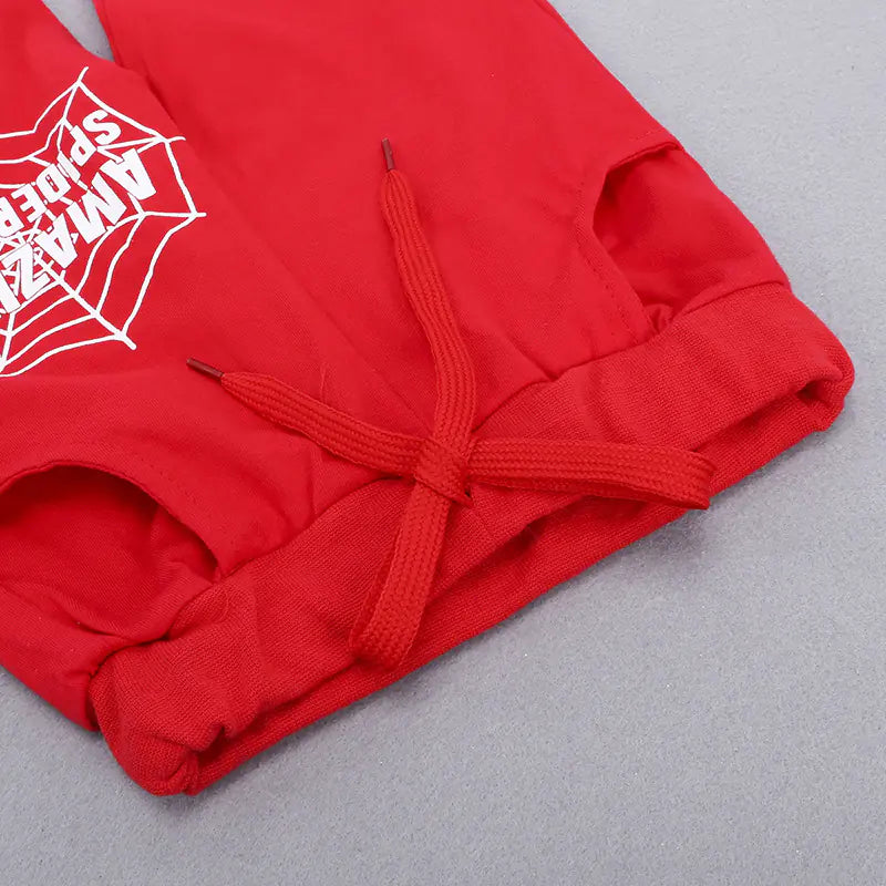 🕷️: Kids Cartoon Spider Suit Set for Spring and Autumn