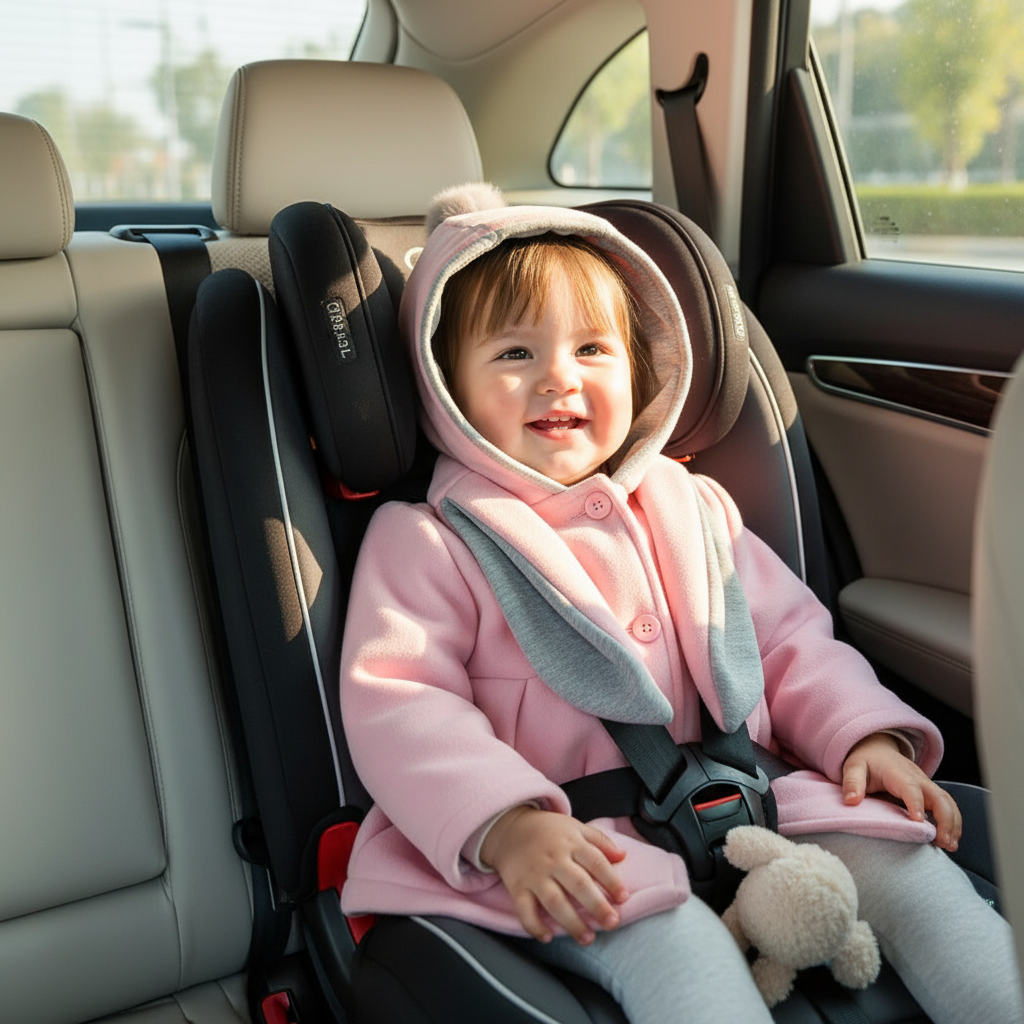 🧥: Cotton Rabbit Ear Hooded Jacket for Kids