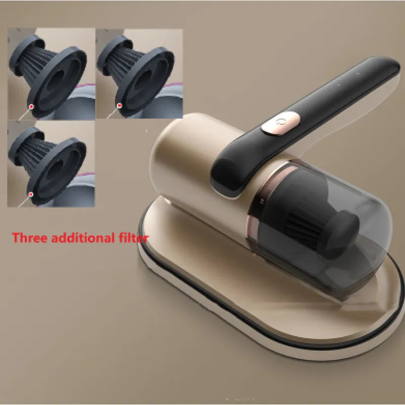 🦠: Electric UV Mite Remover & Mini Vacuum - Dual Action Sanitizer