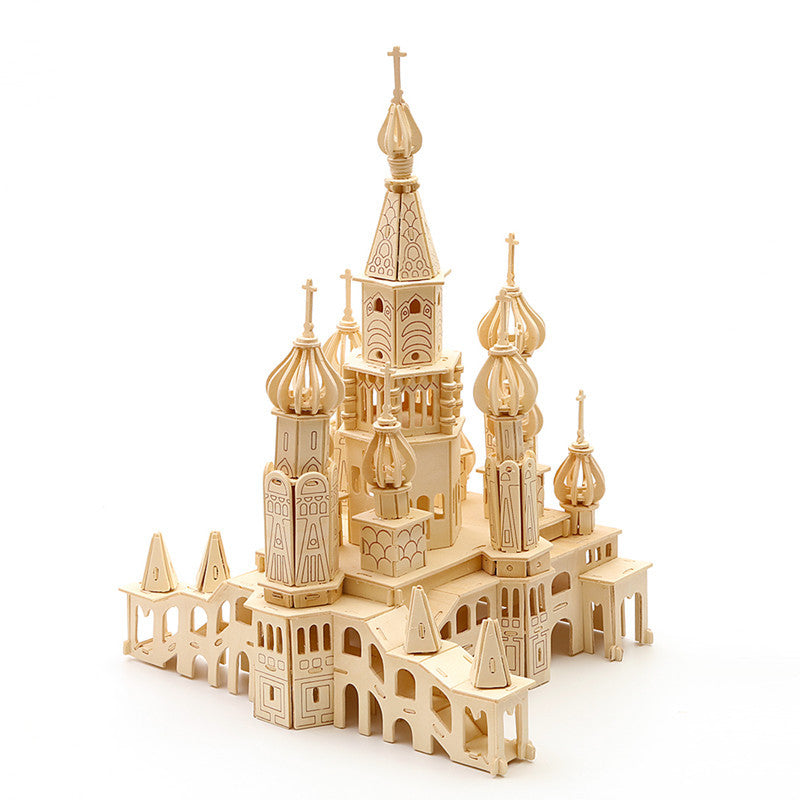 🏰: Giant Wooden Castle 3D Puzzle Building Model
