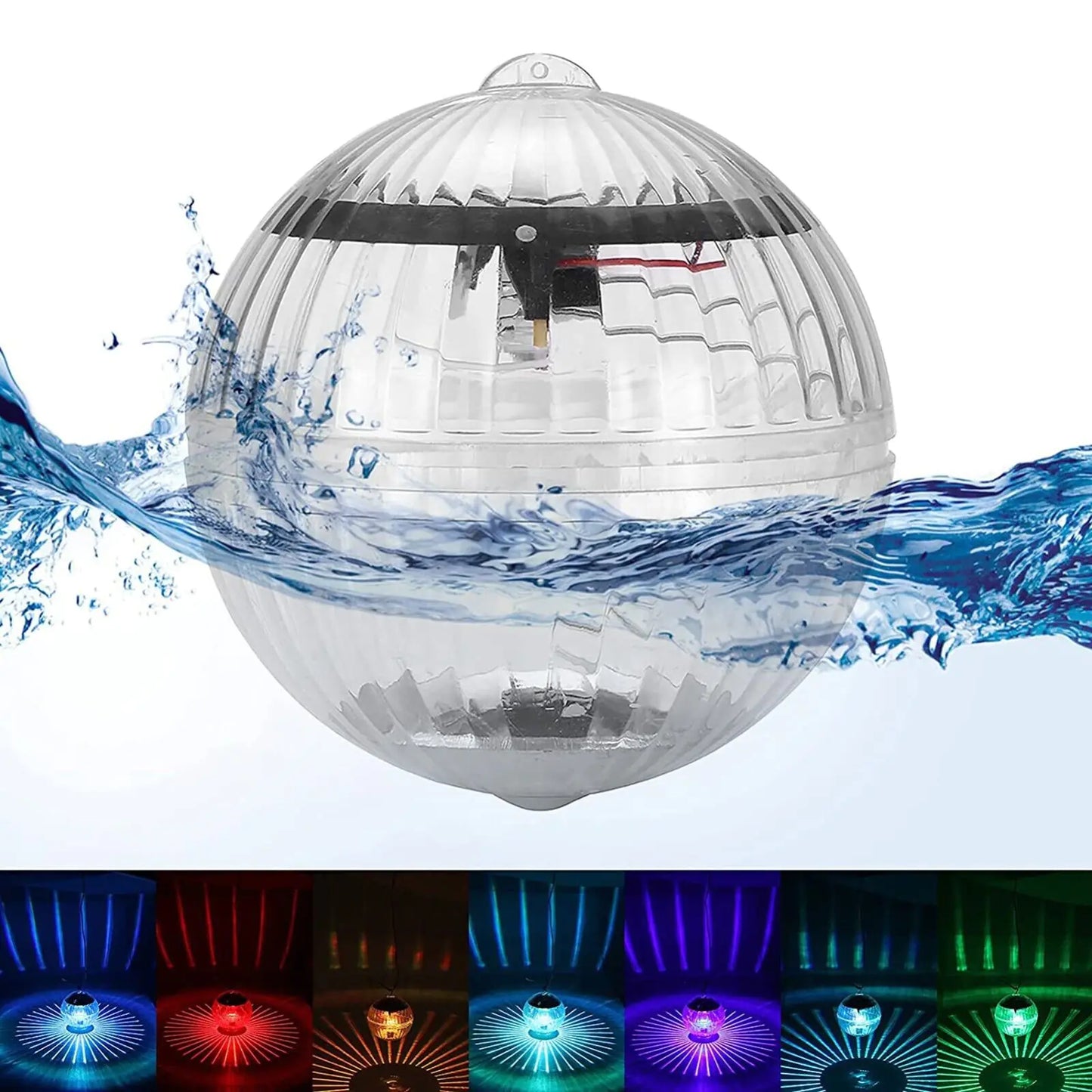 💡 Solar LED Floating Pool Light - RGB Color Changing Garden Pond Lamp