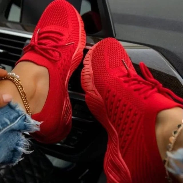 👟: Casual Ladies Sport Sneakers - Comfortable Walking Shoes