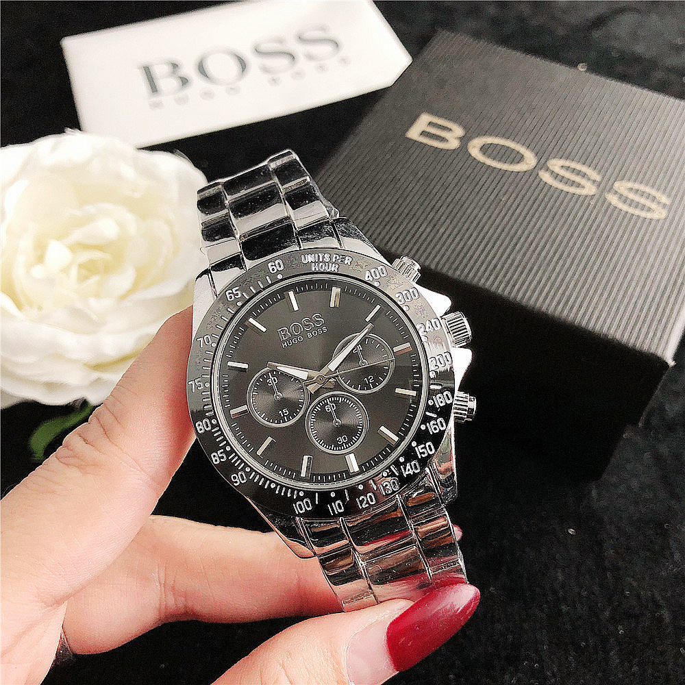 ⌚: Steel Alloy Fashion Quartz Watch