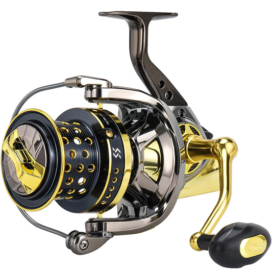 🎣 Sougayilang 10000 Series Surf Fishing Reel - CNC Aluminum Spool Saltwater Spinning Reel