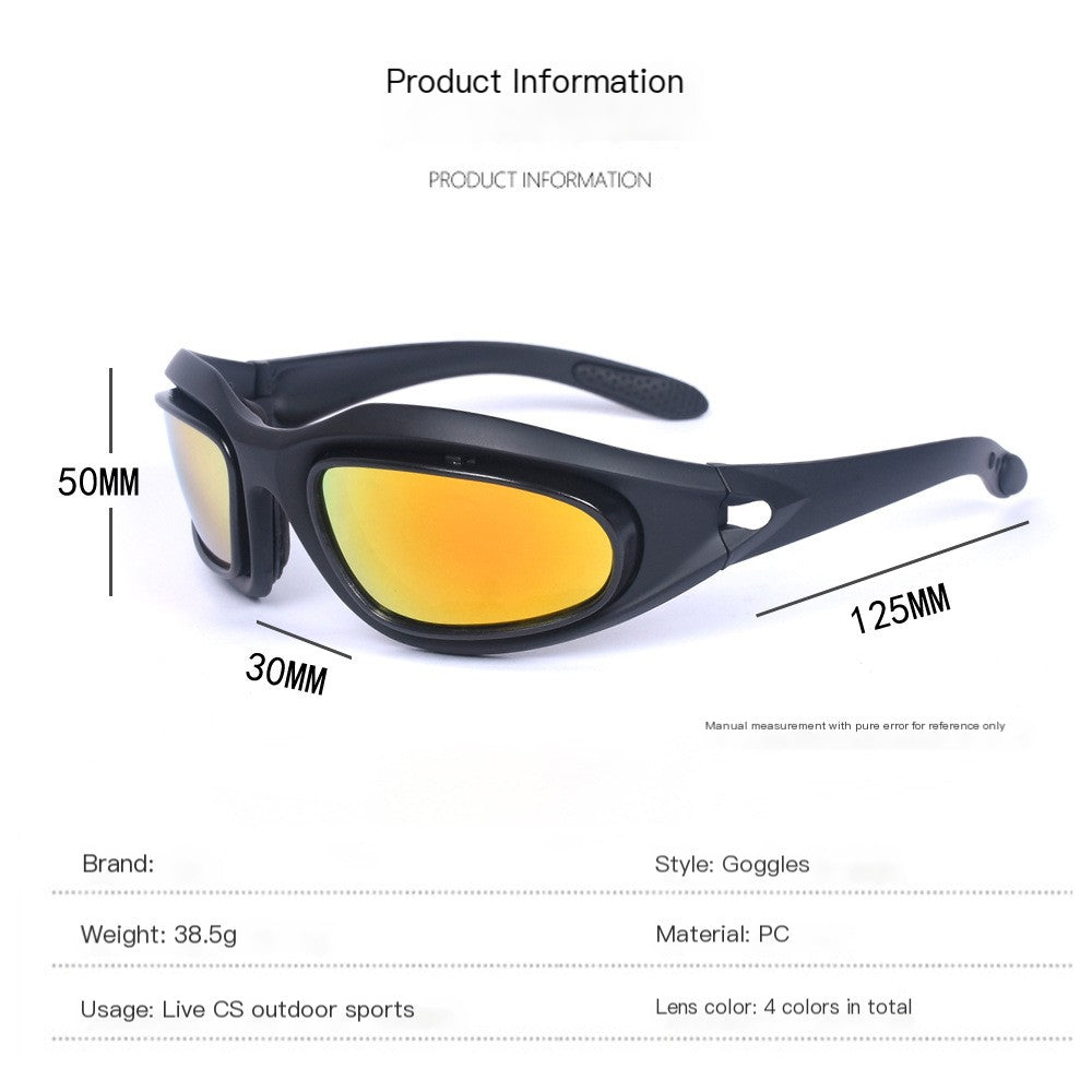🕶️: Polarized Motorcycle Sunglasses (One Set)