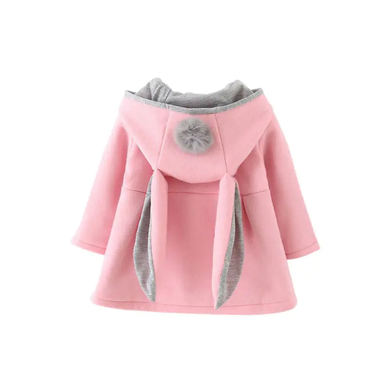 🧥: Cotton Rabbit Ear Hooded Jacket for Kids