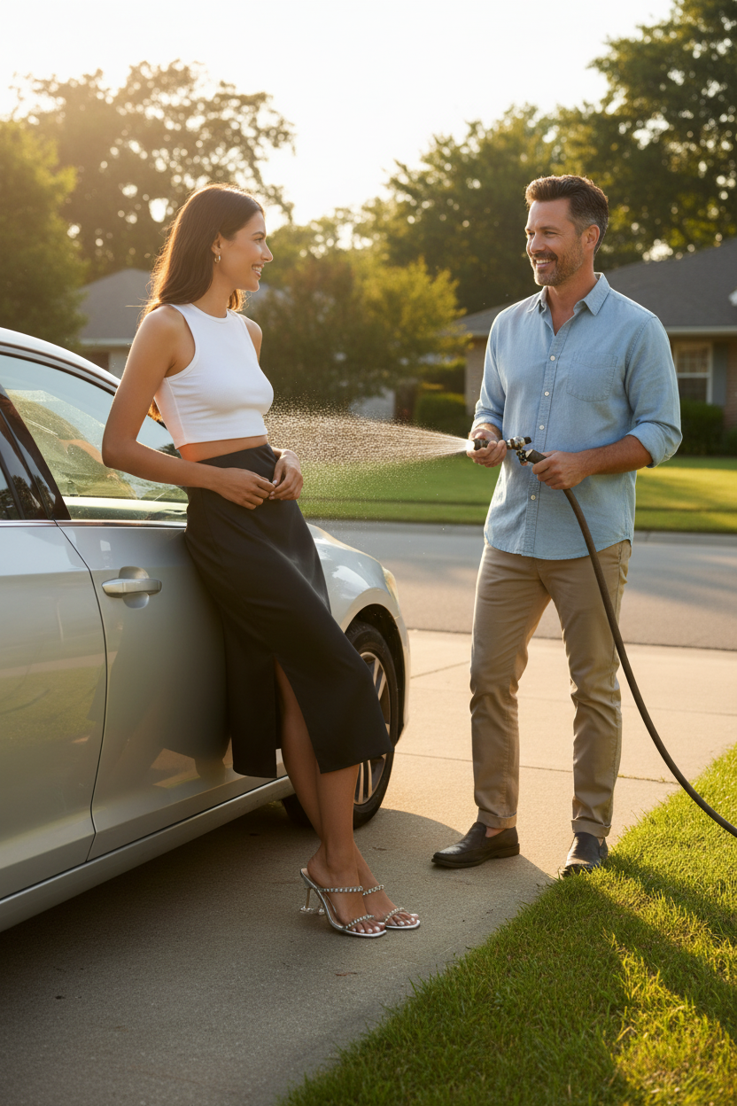 👗: Women's Silk Satin Midi Skirt - High Waist A-Line with Ruffle & Side Slit
