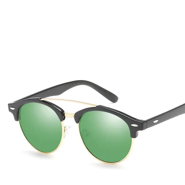 🕶️: Round Polarized Sunglasses - Classic Vintage Style with UV Protection