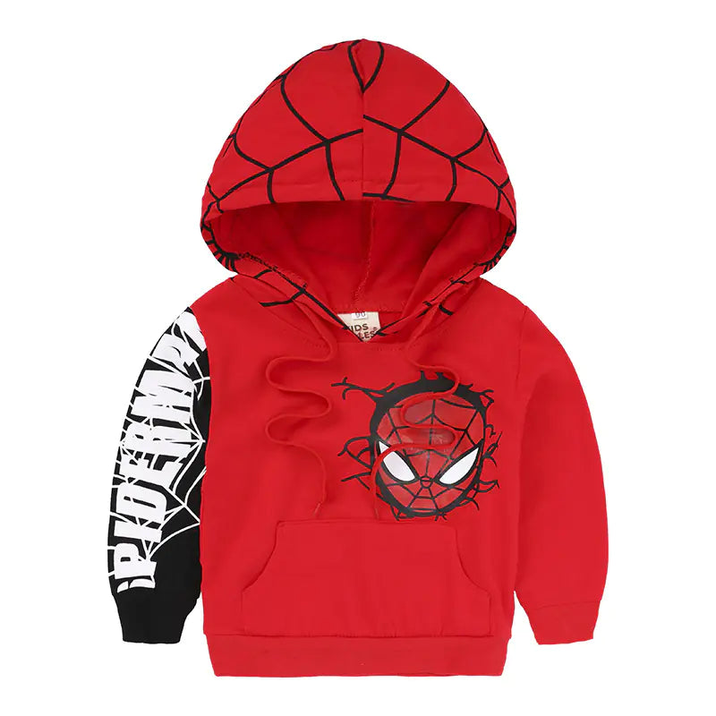 🕷️: Kids Cartoon Spider Suit Set for Spring and Autumn