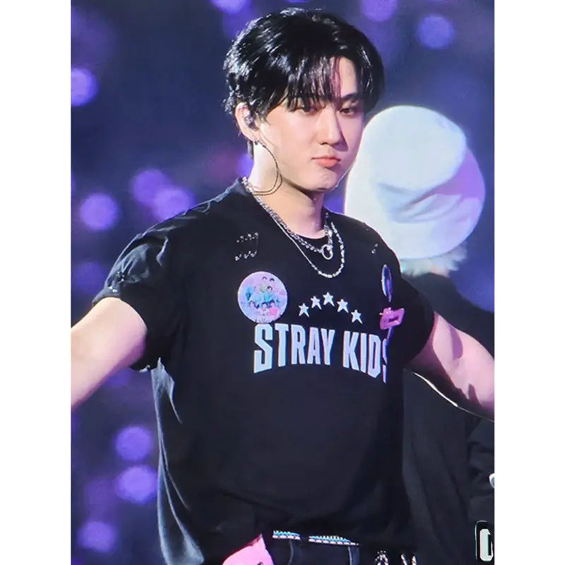 👕: Stray Kids Concert 5STAR Loose Cotton T-Shirt