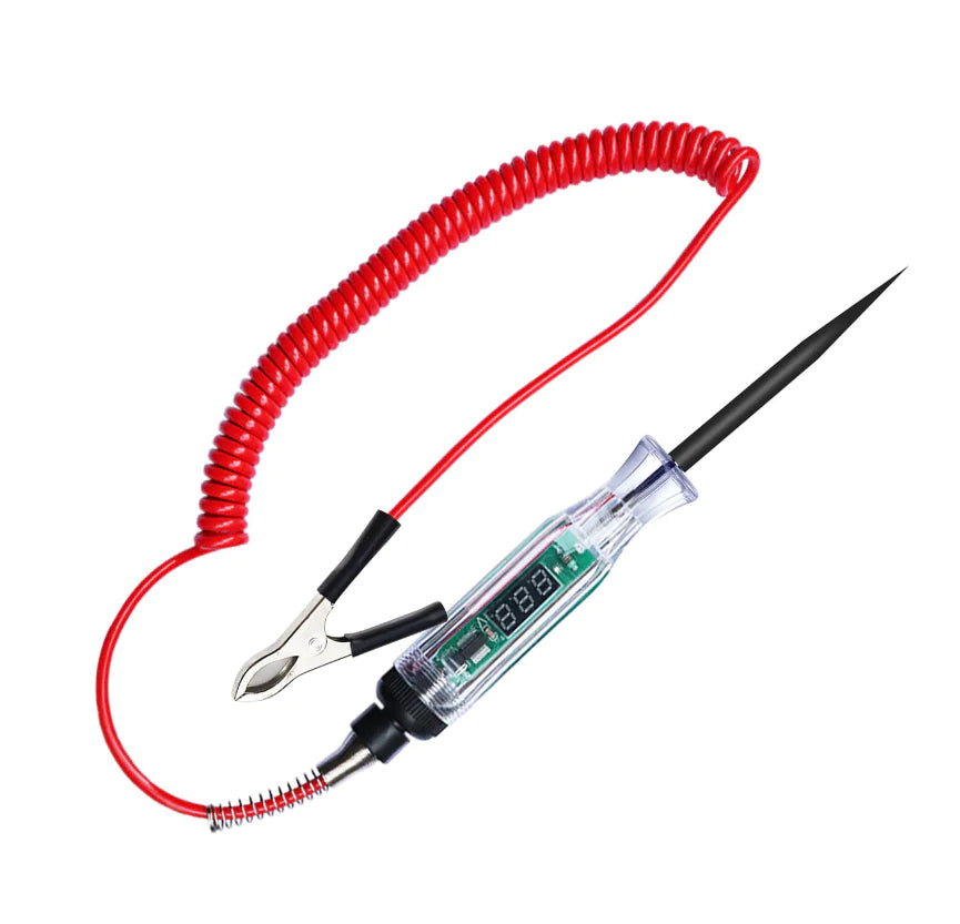 ⚡ Digital Electric Voltage Circuit Tester - Automotive Test Light 6-24V
