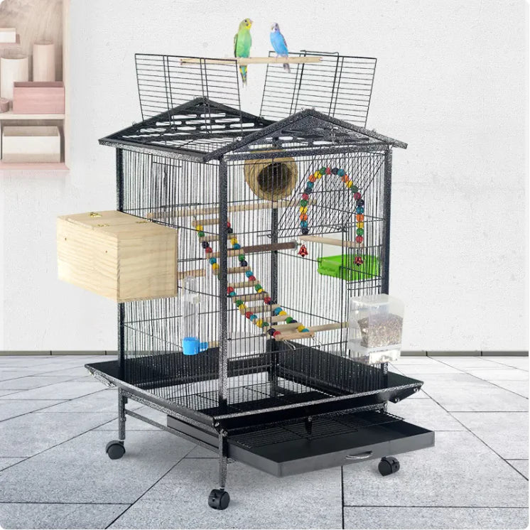 Premium Multifunctional Alloy Birdcage