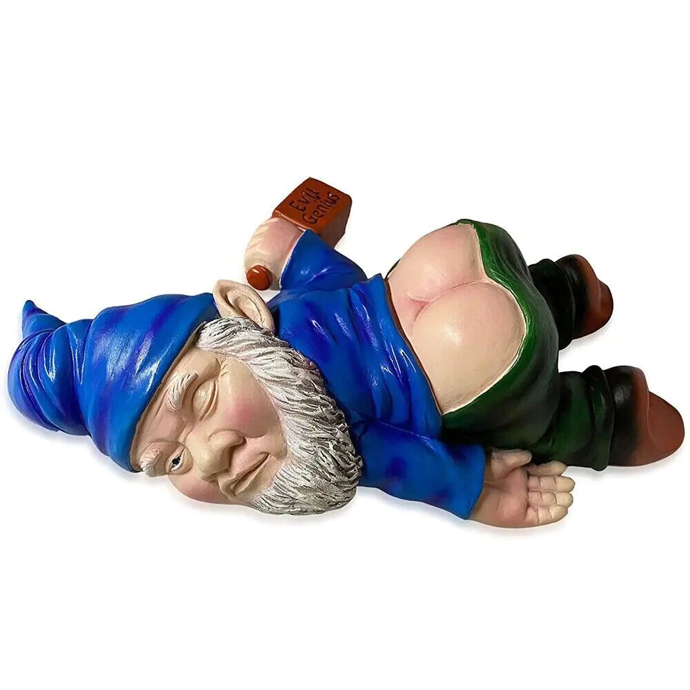 🧙: Drunk Dwarf Garden Gnome - Humorous Outdoor Decoration