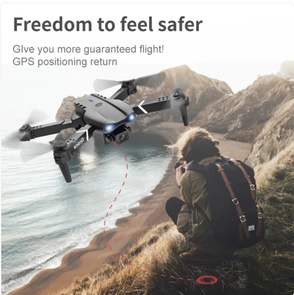 🚁: E99 Folding 4K Camera Drone with Remote Control