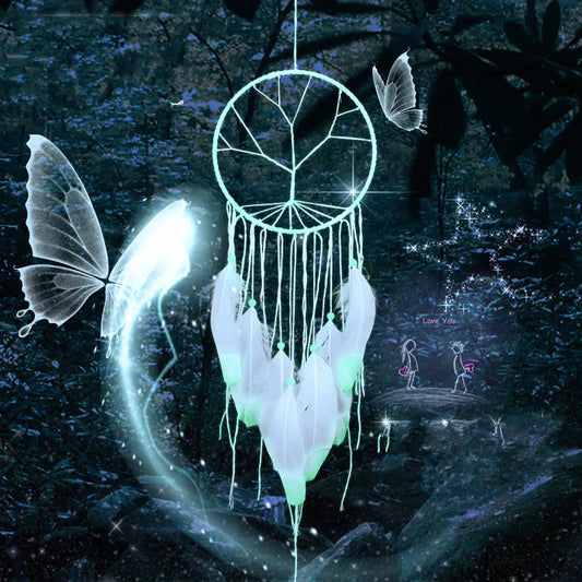 🌙: Glow-in-the-Dark Tree of Life Dreamcatcher