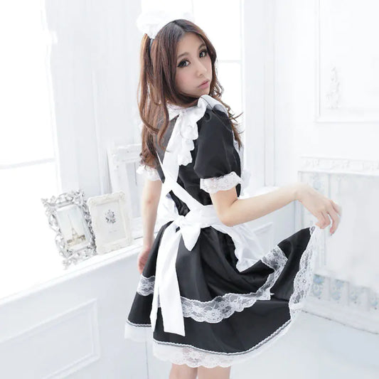 🎀 Lolita Cosplay Maid Outfit & Cute Lingerie Set - Sweet Fantasy Costume