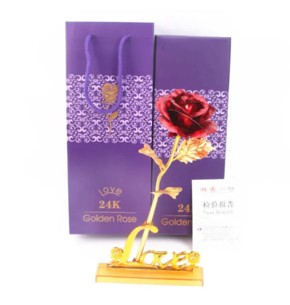 24K Gold Rose – Elegant Gift for Special Occasions