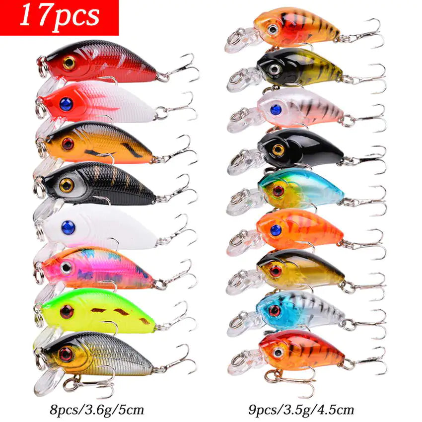 🎣: Aorace Mini Minnow Crankbait Fishing Lure Set - Realistic Baitfish Lures