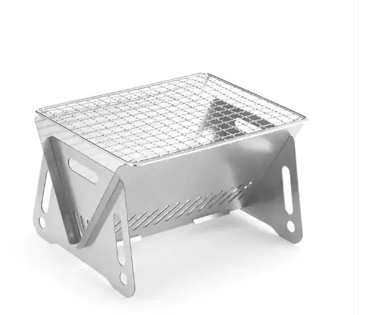 🔥: Outdoor Folding Stove Stainless Steel Grill