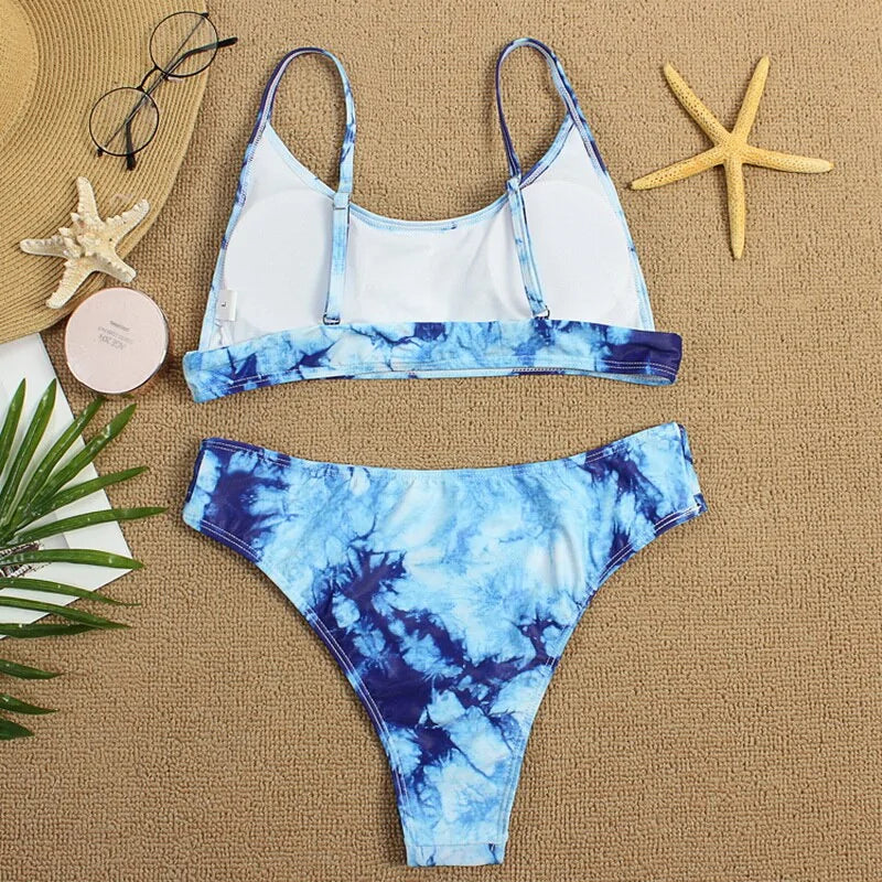 Tie-Dye Urban Chic Bikini Set